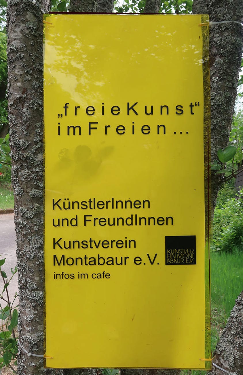 Freie Kunst im Freien vom Kunstverein Montabaur