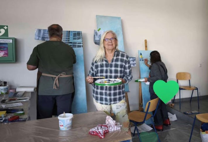 Plakat Kunstausstellung Forever Young im b05